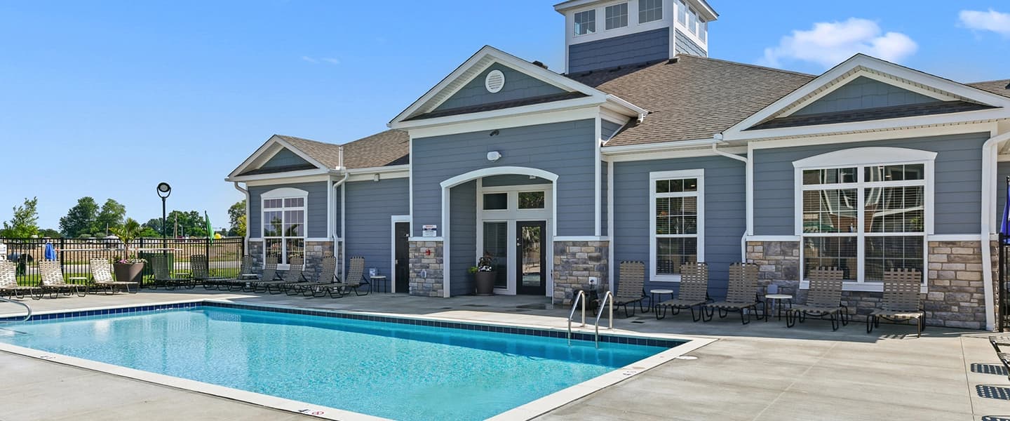 Resident pool area for leisure and outdoor enjoyment